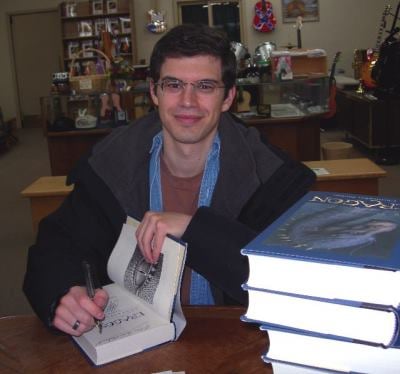 Christopher Paolini, author of The Inheritance Cycle Series.