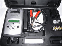 Professional car mechanics and car repair professional technicians rely on battery testers and battery analyzers with print out capabilities - like this Pro Circuit Products professional battery analyzer model. www.ProCircuitProducts.com