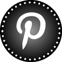 Free Black & White Pinterest Icon