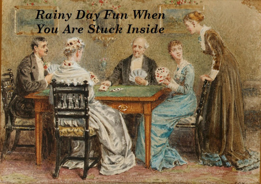 Rainy and sick day ideas for when you are stuck inside.