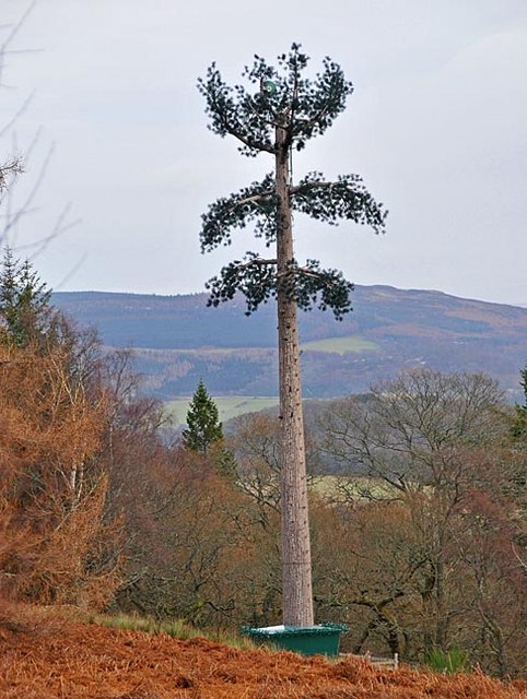 Phone mast in disguise, Scotland