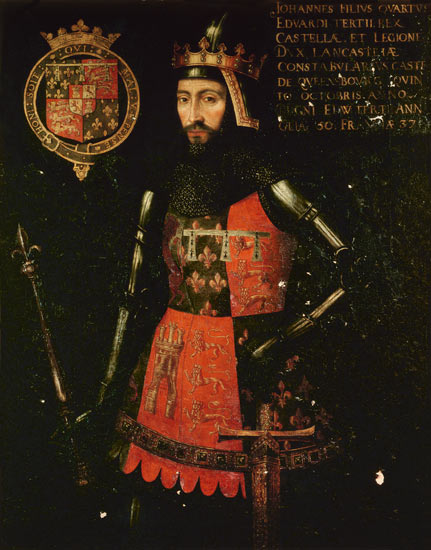 John of Gaunt was the third surviving son of Edward III.