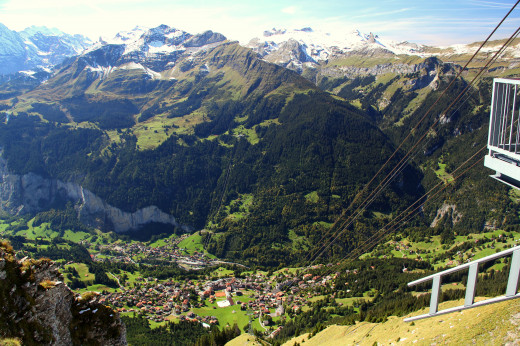 The beautiful Alps offer tranquil and stunning scenery that would definitely be worth a visit, or even a whole trip.