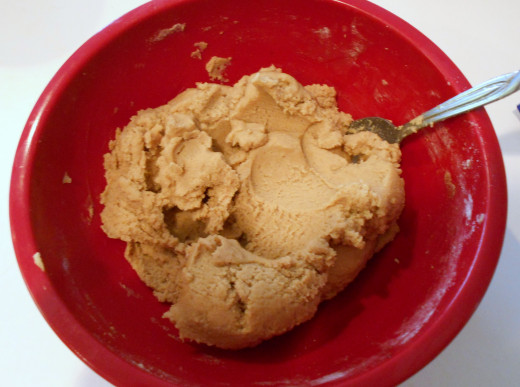 Finished dough (from my coffee cookie, not chocolate)