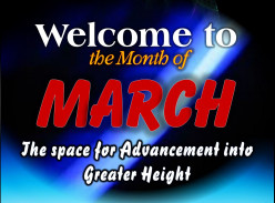 Happy New Month - MARCH | Poem
