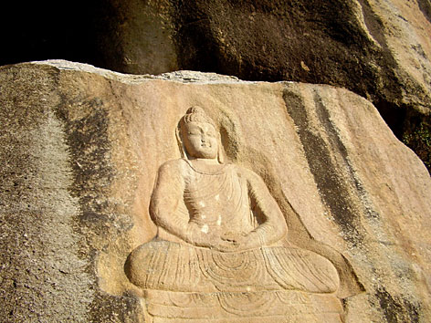 Engraving of Buddha