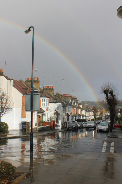 Rainbow in London