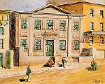 A 1907 painting of the house by Leonard A Brimble