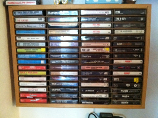 Hubby's Cassette Tape collection