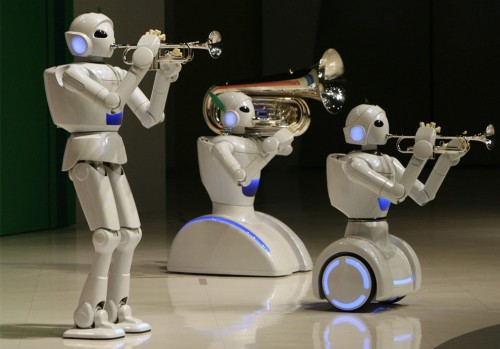 This picture shows the complexity and sophistication of robotics we've achieved