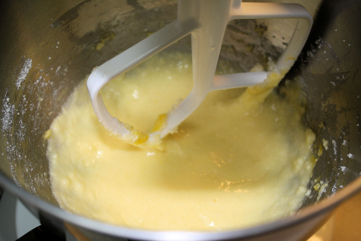 Yellowy Sugar Egg Mixture