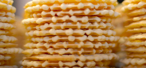 Here is a picture of Anise pizzelles that was made at home. And ready to enjoy. Also you can wait until they are cool and then you can package them and freeze them for up and coming holiday season. These pizzelles can also be the flavor of the lemon 