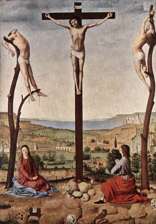 The Crucifixion Depicted.