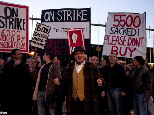 In Dispute - the picket line prior to buying shares in the horse
