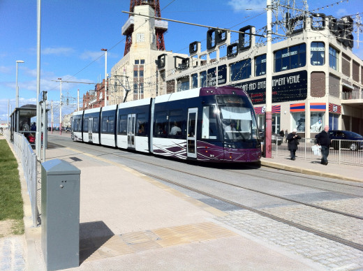 Modern Blackpool Tram