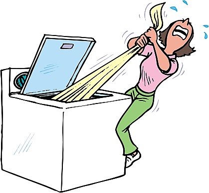 You don't have to work this hard to get dryer lint out.