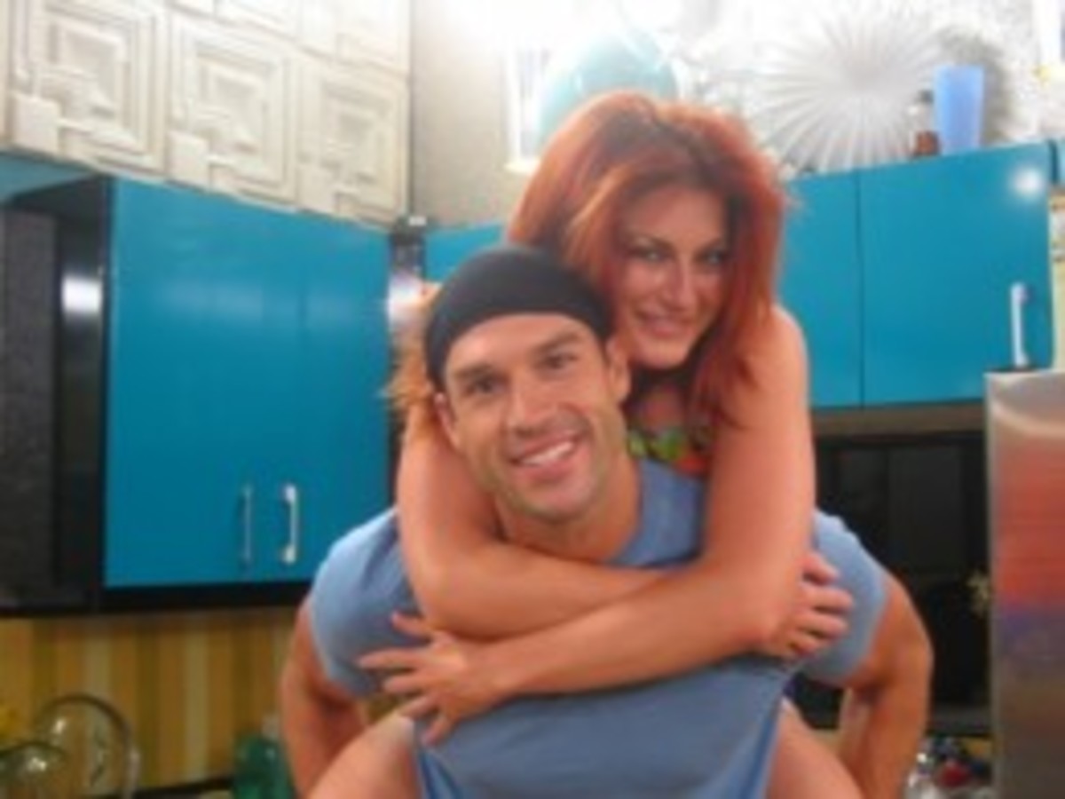 Brendon and Rachel together on Big Brother 12. 
