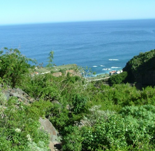 Looking down from the top of Barrranco de Ruiz