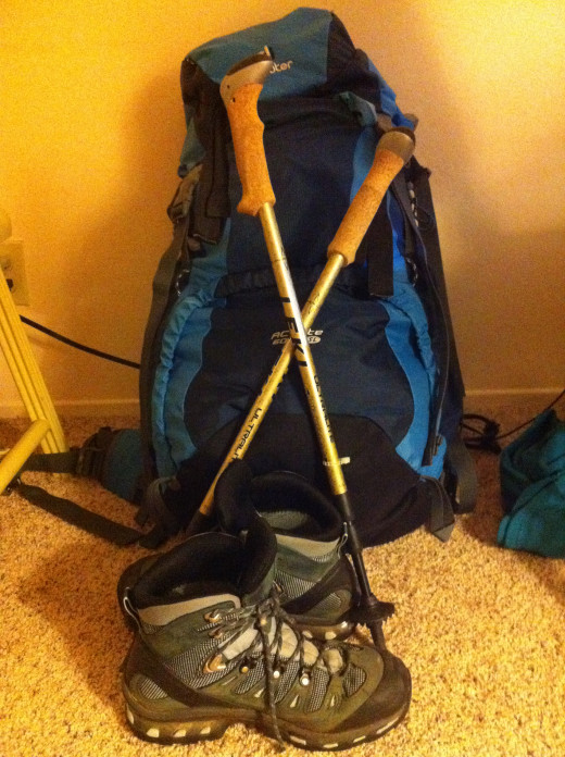 I love packed bags, because it means an adventure is coming.  