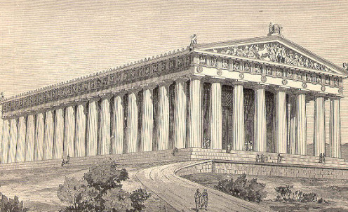Sketch of The Parthenon