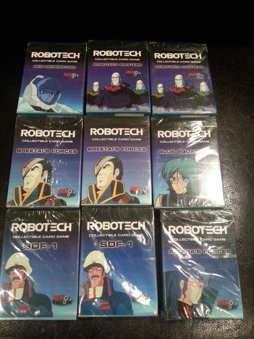 Robotech Cards - bought with a bunch of other cards for $5, sold these alone for $15