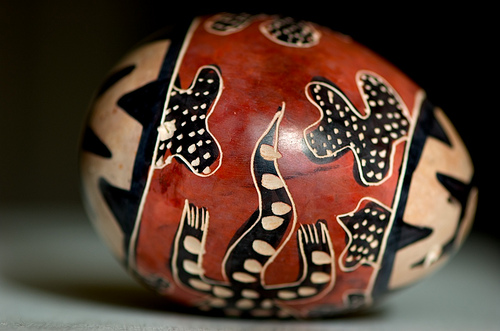 A lovely painted egg, copyright sciondriver at flickr