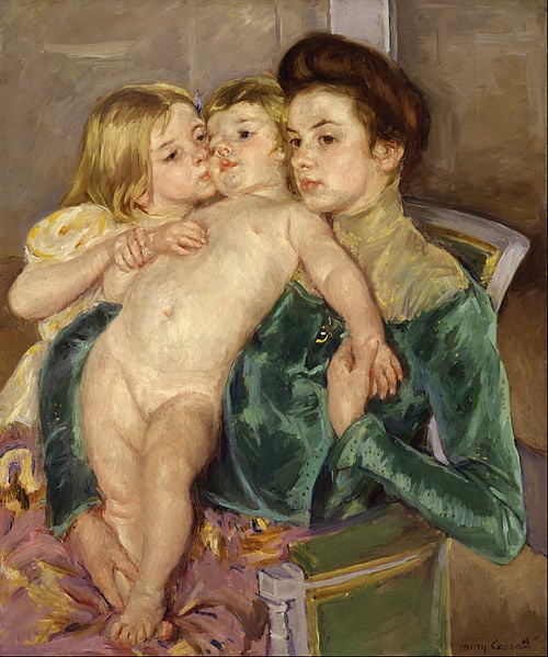 Mary Cassatt - The Caress - Oil On Canvas - 1902 