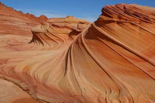 "The Wave," in the slope's of Arizona's Coyote Buttes.