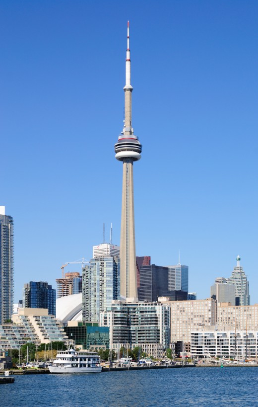 CN Tower, Toronto, Ontario, Canada.