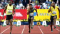 Bolt and Blake, Jamaican Athletes  in My Town
