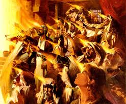 Spirit of Jesus comes on the Day of Pentecost, A.D. 30. An Erchomai class coming of Christ.