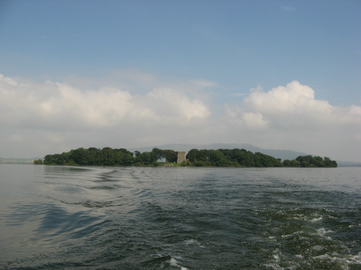 Loch Leven Castle on Loch Leven Island was thought to be a place where escape would be virtually impossible for the young Queen Mary.