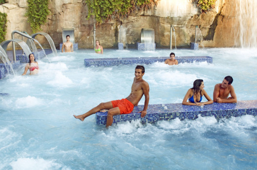 Jacuzzi Spa at Aqualandia