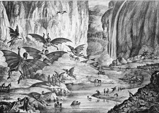 Discovery of Fire using Bipedal Beavers on Mars in 1835 