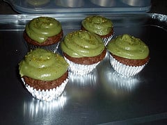 Matcha green tea cupcakes