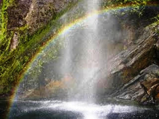 The rainbow Gods signature not to flood the earth again. 