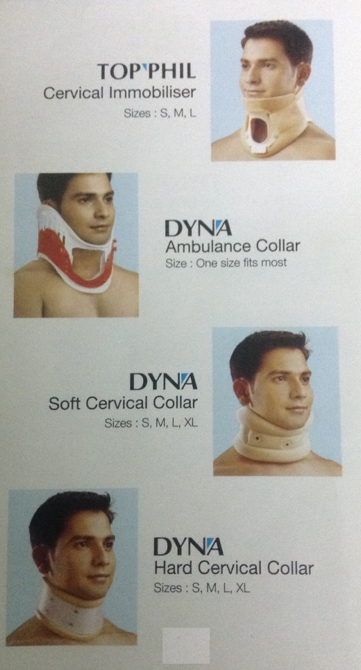 Some types of cervical collars