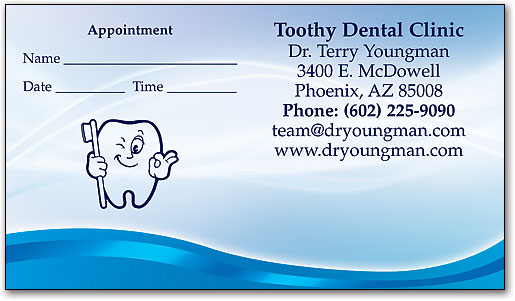 Appointment card