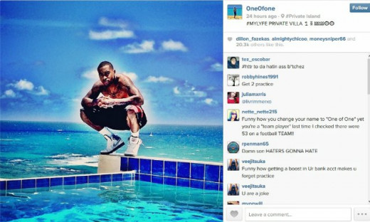DeSean Jackson on Vacation NOT at Redskins Practice