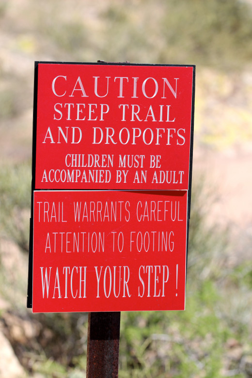 Hike at your own risk -- although it isn't really as treacherous as it sounds.