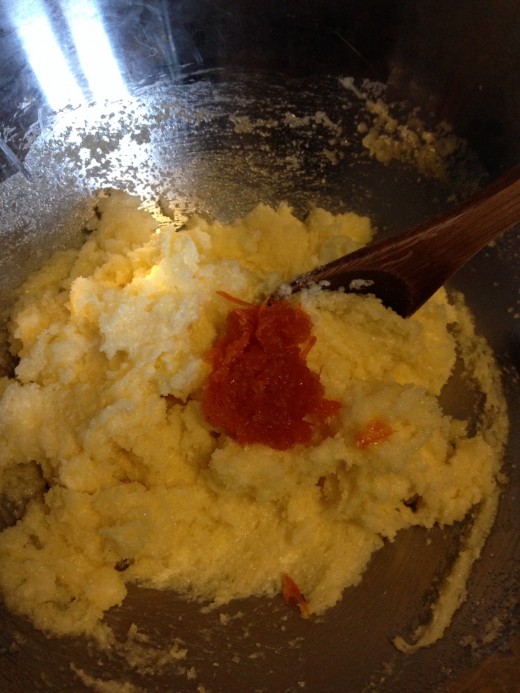 Add vanilla extract and orange peel