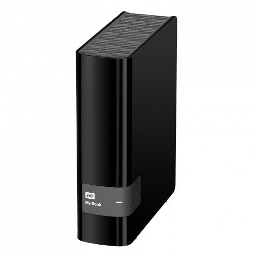 WD My Book 4TB USB 3.0 Hard Drive with Security, Local and Cloud Backup 