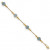 micromosiac bracelet by Castellani Designed as four circular blue micromosaic panels reading 'ROMA' ('AMOR' in reverse), to the gold spacers and plaited chain, circa 1860, 18.6 cm. Cs maker's mark for Castellani micromosiac bracelet by Castellani Designed as four circular blue micromosaic panels reading 'ROMA' ('AMOR' in reverse), to the gold spacers and plaited chain, circa 1860, 18.6 cm. Cs maker's mark for Castellani