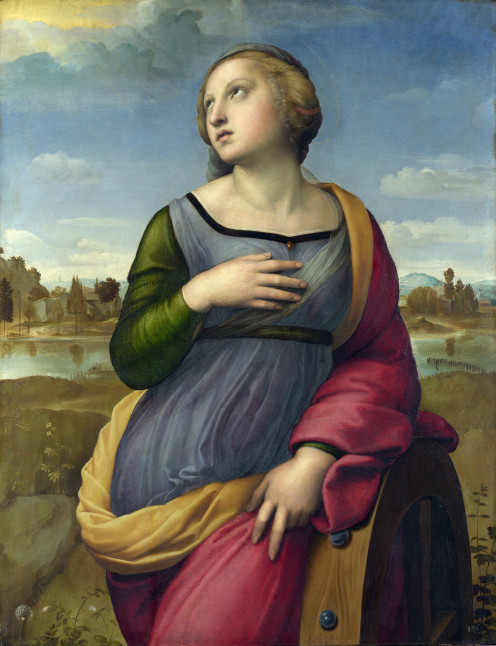Saint Catherine of Alexandria by Raphael 