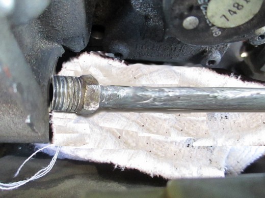 Inside the carburetor (Holley).