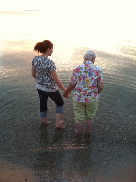 Any act of kindness is never wasted.  Making the cold water "better" as I hold my grandmother's hand.  