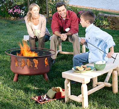 Fire pits come in all sizes and styles. Something small is perfect if you're tight on space or looking for something inexpensive.