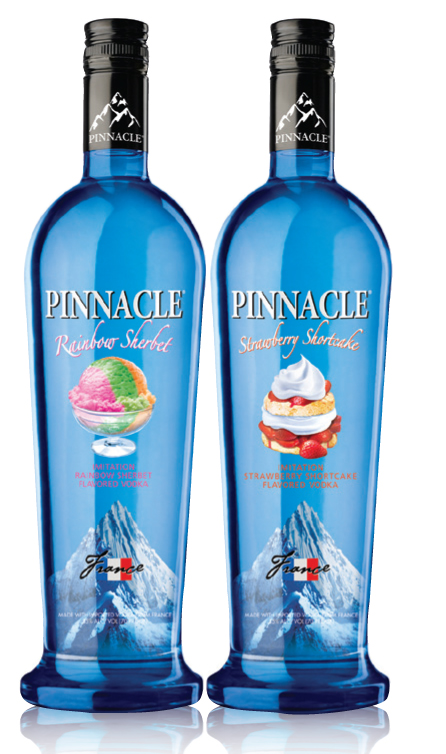 Yumm, Rainbow Sherbet and Strawberry Cheesecake flavored Vodka. Targeted at children?