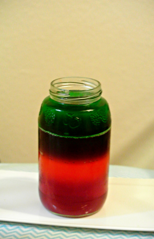 Use jars to serve colorful food like Jello.
