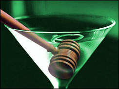 Martini mixed with a courtroom gavel, anyone?
